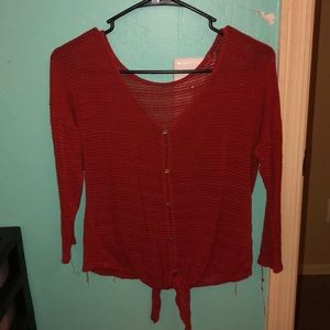 Long sleeve see through top